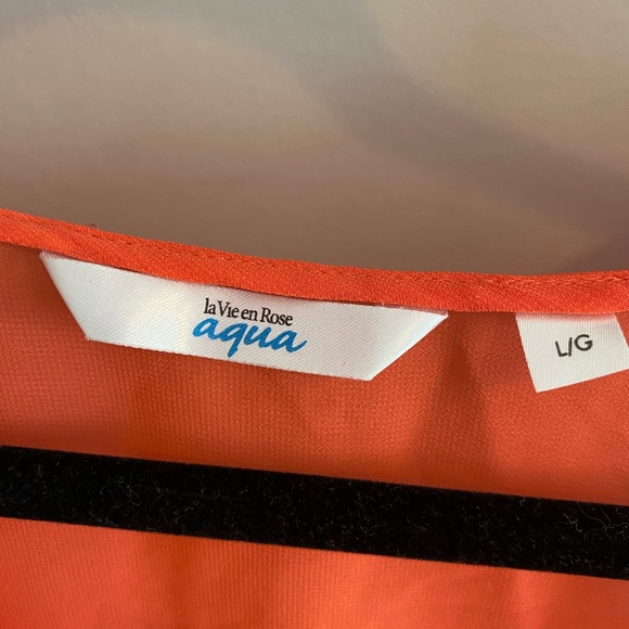 CORAL LA VIE EN ROSE ‘AQUA’ BEACH COVER UP - Picture 2 of 2